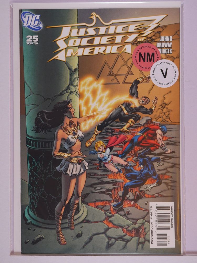 JUSTICE SOCIETY OF AMERICA (2007) Volume 3: # 0025 NM COVER JERRY ORDWAY FIGHT SCENE VARIANT