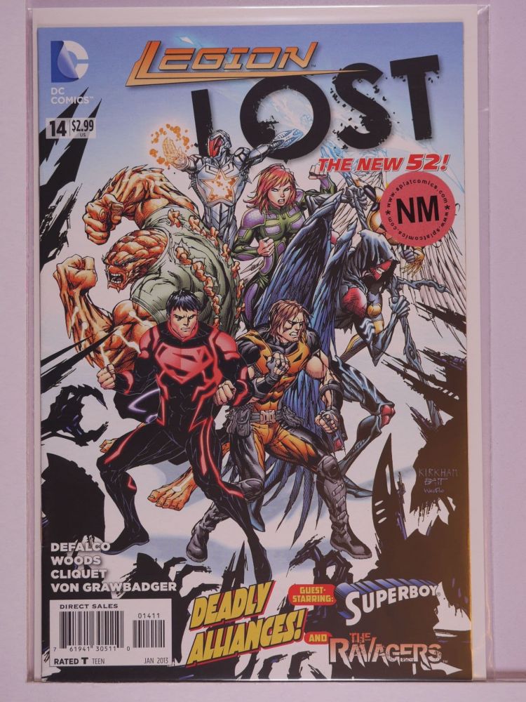 LEGION LOST NEW 52 (2011) Volume 1: # 0014 NM