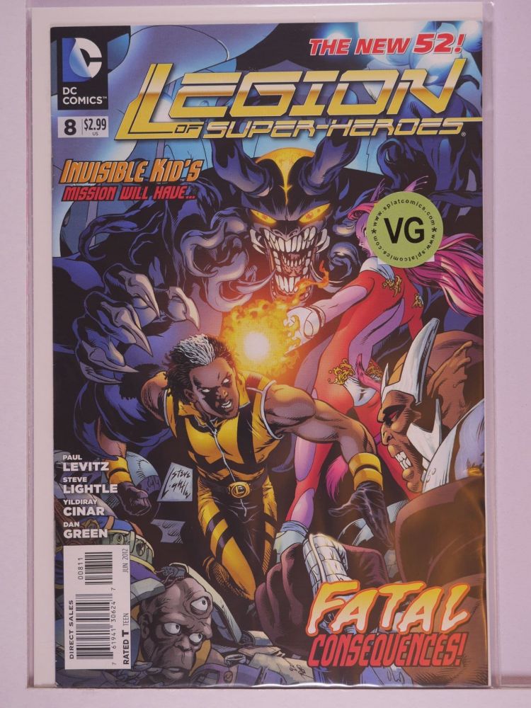 LEGION OF SUPER-HEROES NEW 52 (2011) Volume 1: # 0008 VG