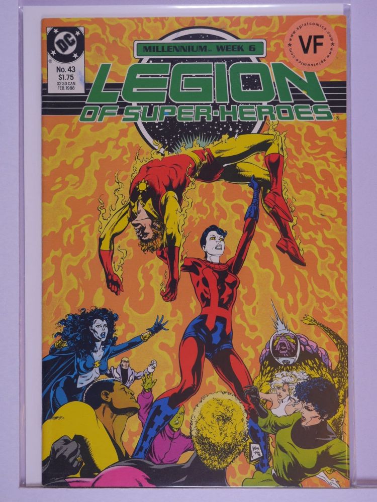 LEGION OF SUPERHEROES (1984) Volume 2: # 0043 VF