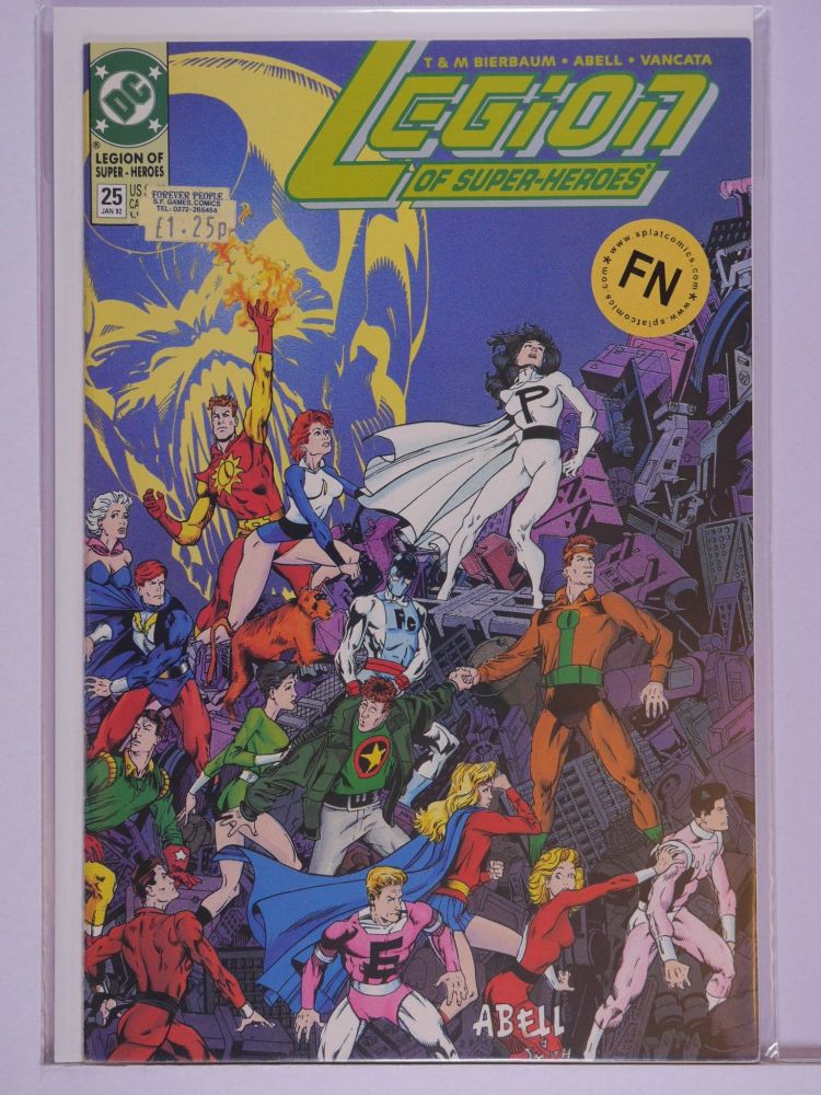 LEGION OF SUPERHEROES (1989) Volume 3: # 0025 FN