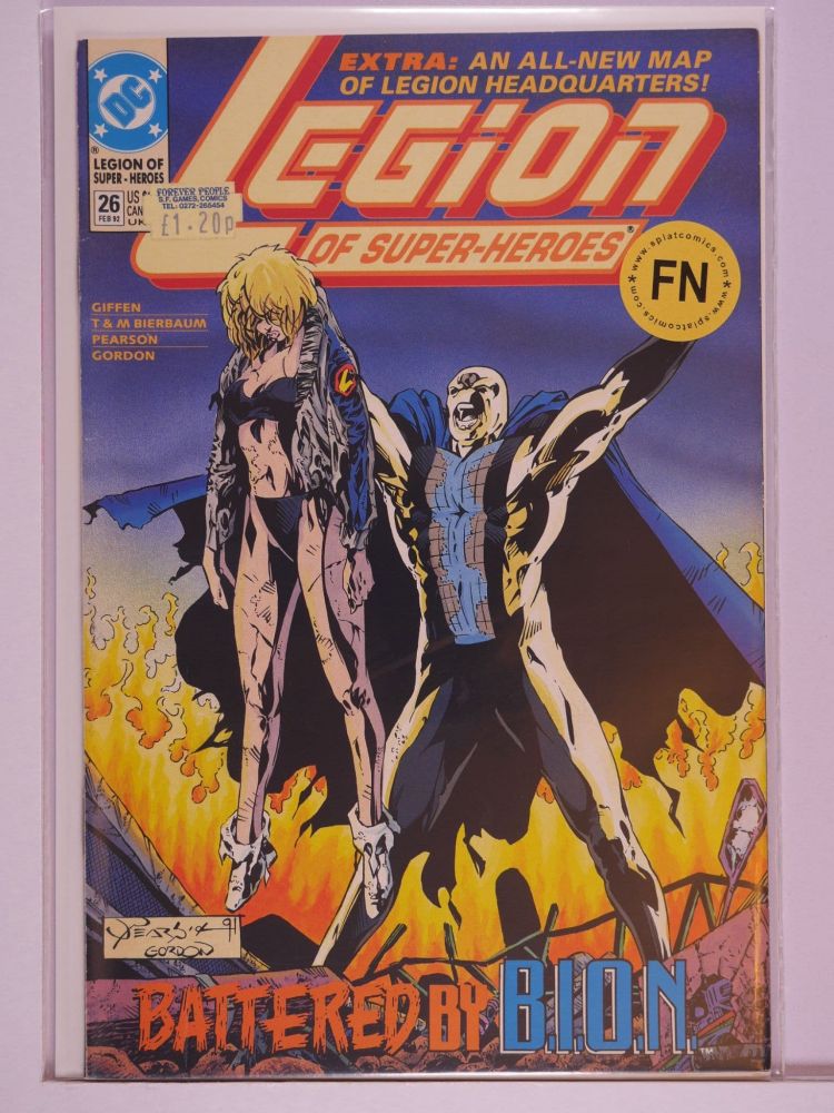 LEGION OF SUPERHEROES (1989) Volume 3: # 0026 FN