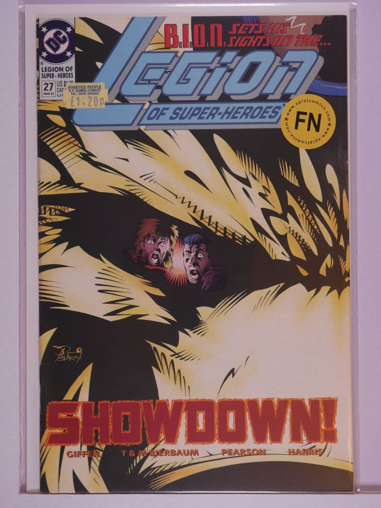 LEGION OF SUPERHEROES (1989) Volume 3: # 0027 FN