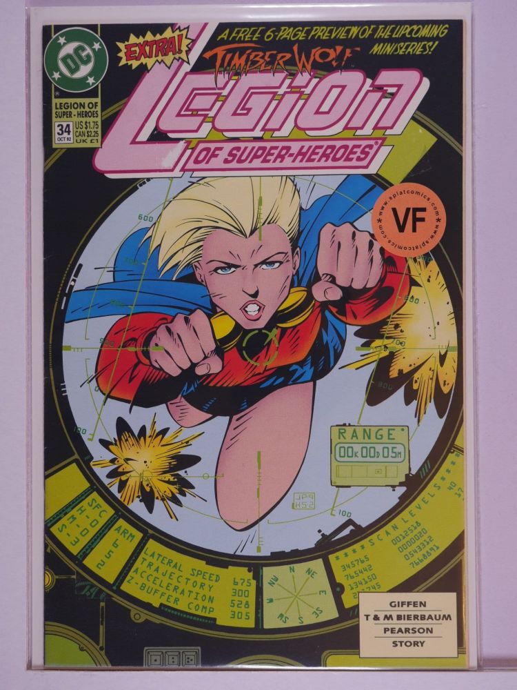 LEGION OF SUPERHEROES (1989) Volume 3: # 0034 VF