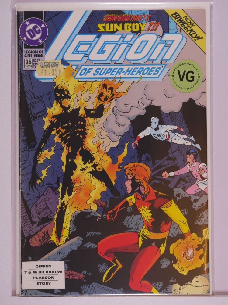 LEGION OF SUPERHEROES (1989) Volume 3: # 0035 VG