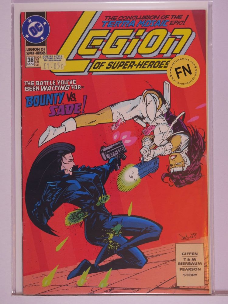 LEGION OF SUPERHEROES (1989) Volume 3: # 0036 FN