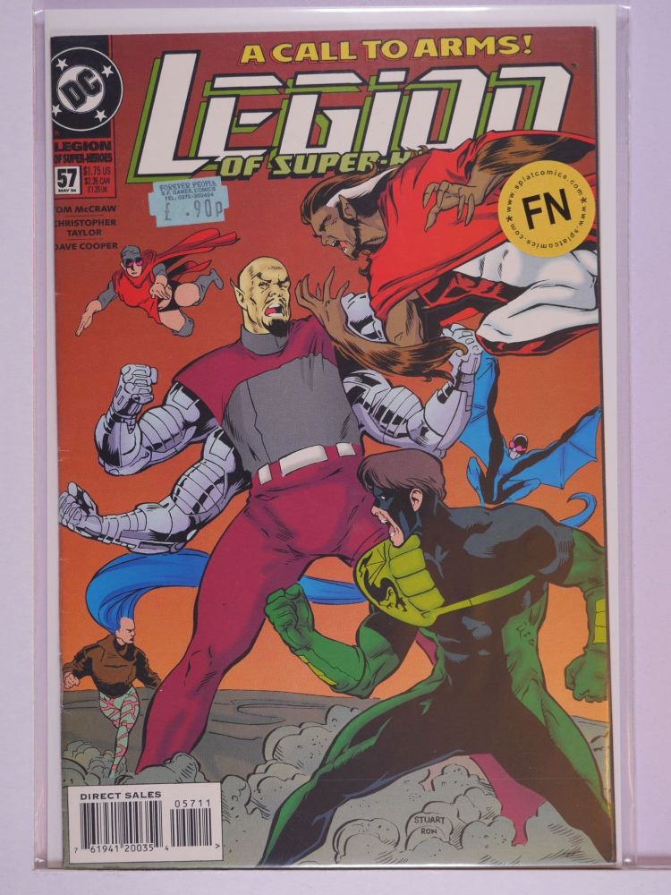 LEGION OF SUPERHEROES (1989) Volume 3: # 0057 FN