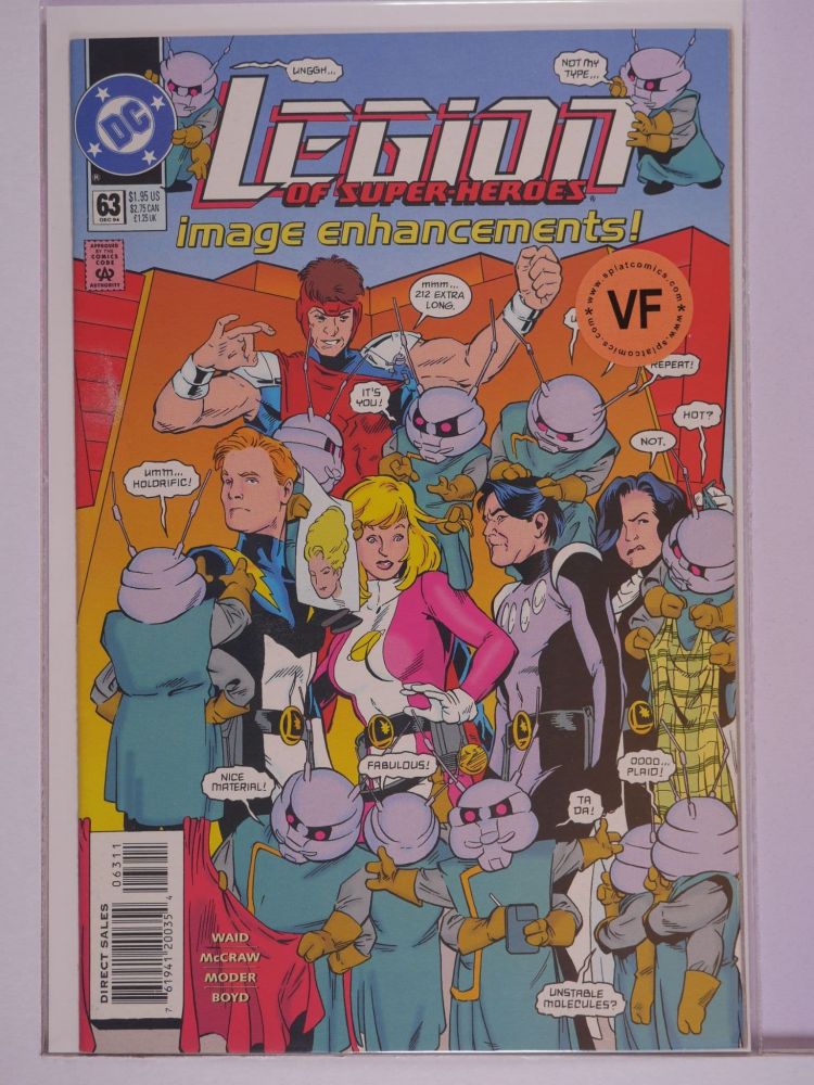 LEGION OF SUPERHEROES (1989) Volume 3: # 0063 VF