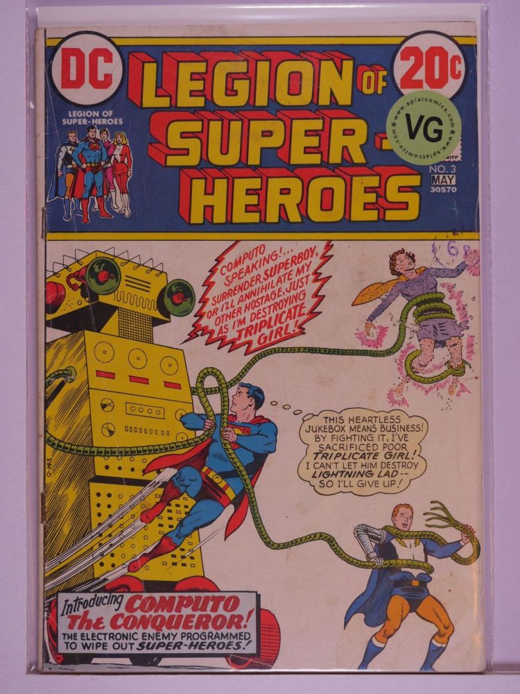 LEGION OF SUPERHEROES MINI SERIES (1973) Volume 1: # 0003 VG