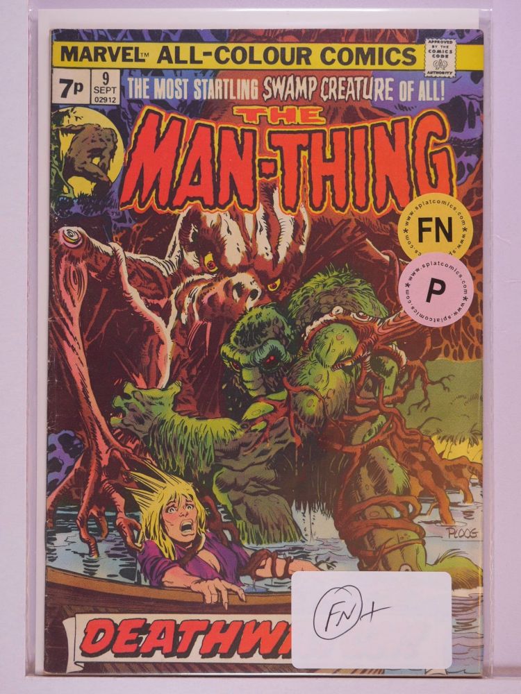 MAN THING (1974) Volume 1: # 0009 FN PENCE