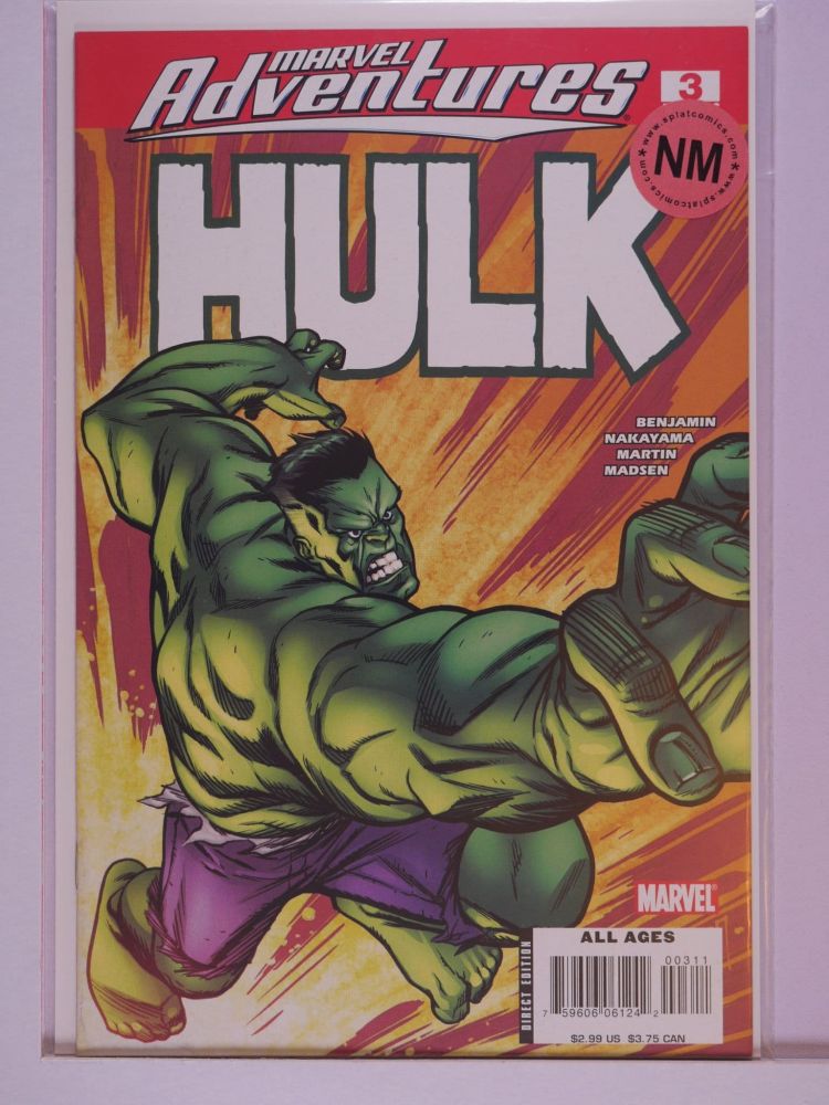 MARVEL ADVENTURES HULK (2007) Volume 1: # 0003 NM