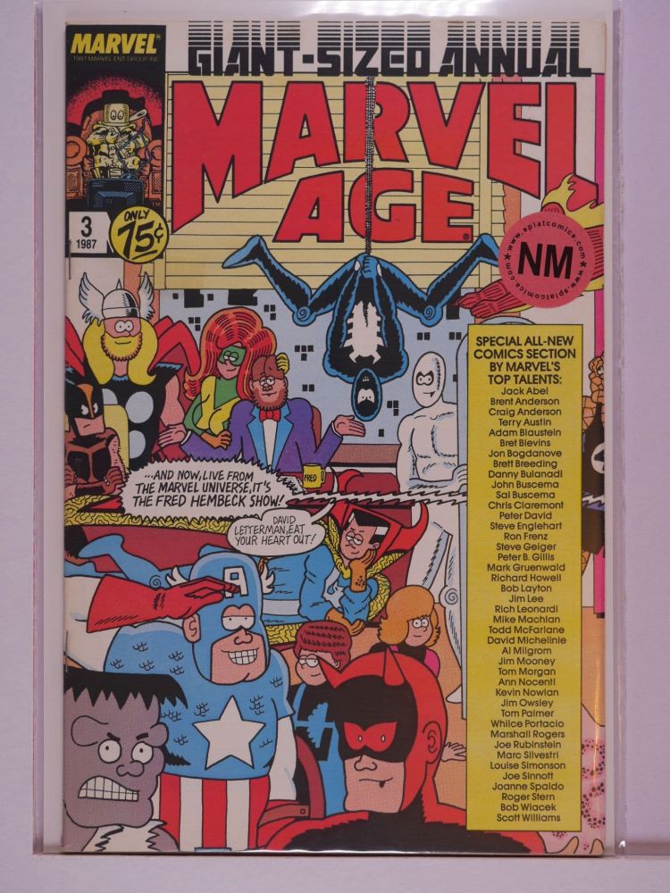 MARVEL AGE ANNUAL (1985) Volume 1: # 0003 NM