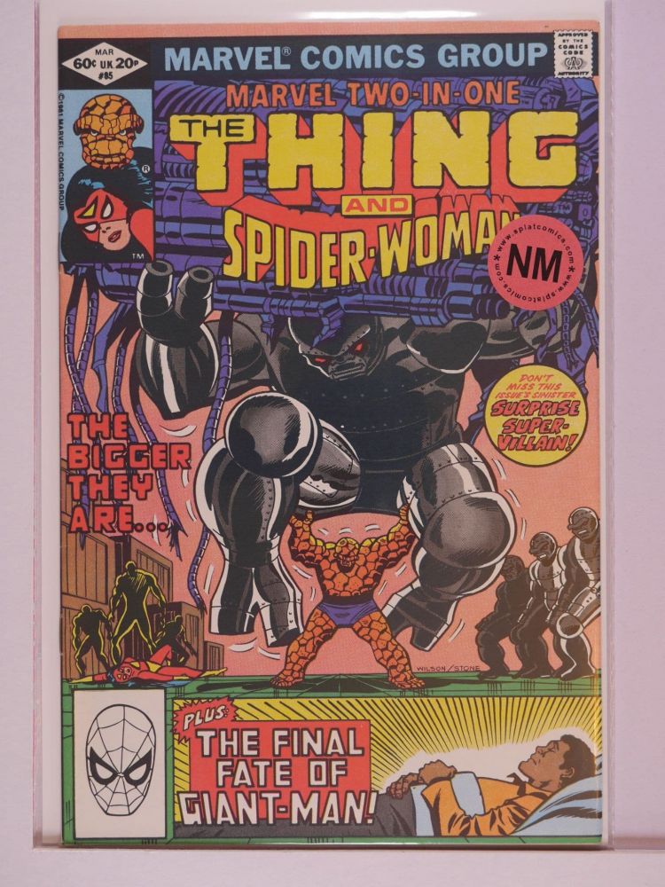 MARVEL TWO IN ONE (1974) Volume 1: # 0085 NM