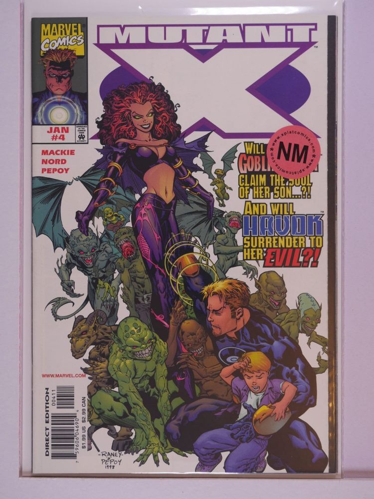 MUTANT X (1998) Volume 1: # 0004 NM