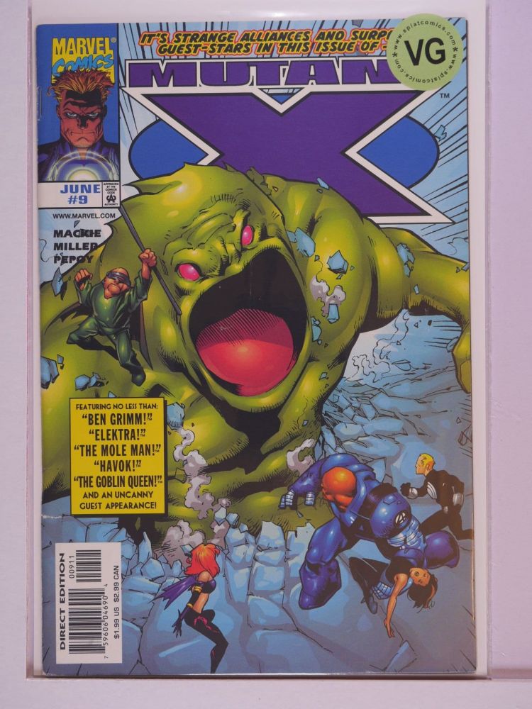 MUTANT X (1998) Volume 1: # 0009 VG