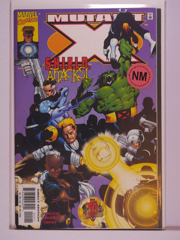 MUTANT X (1998) Volume 1: # 0015 NM