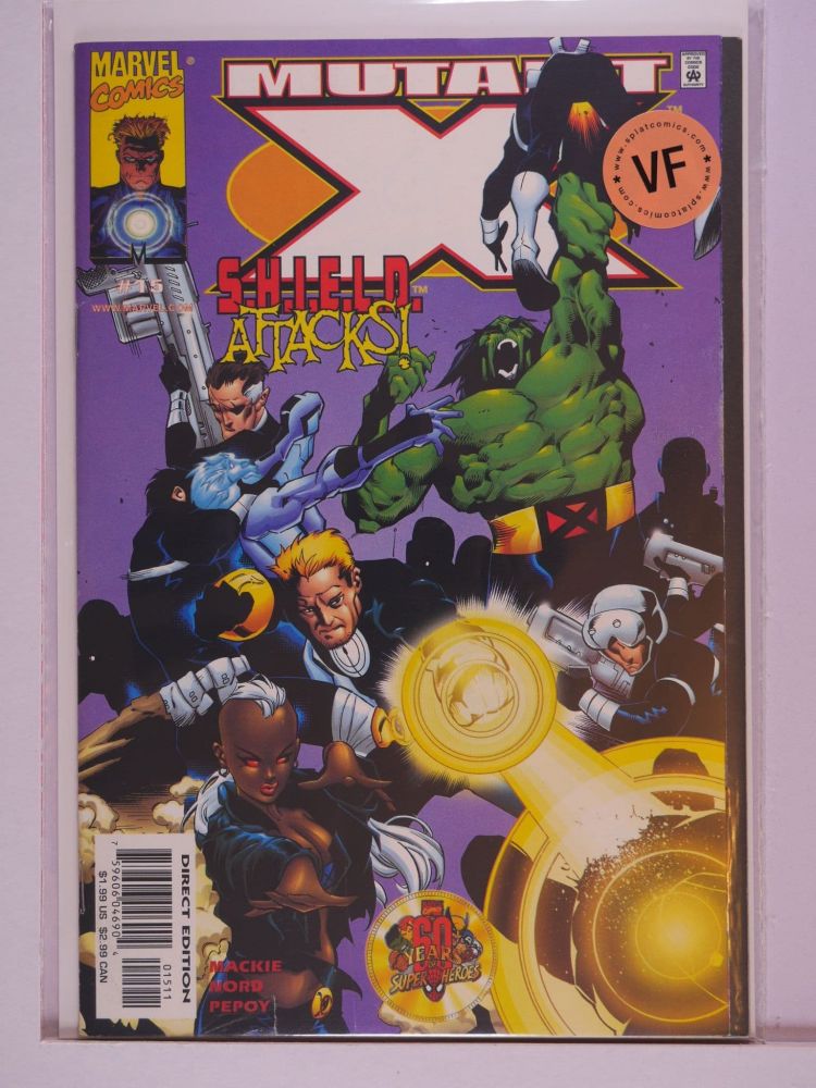 MUTANT X (1998) Volume 1: # 0015 VF