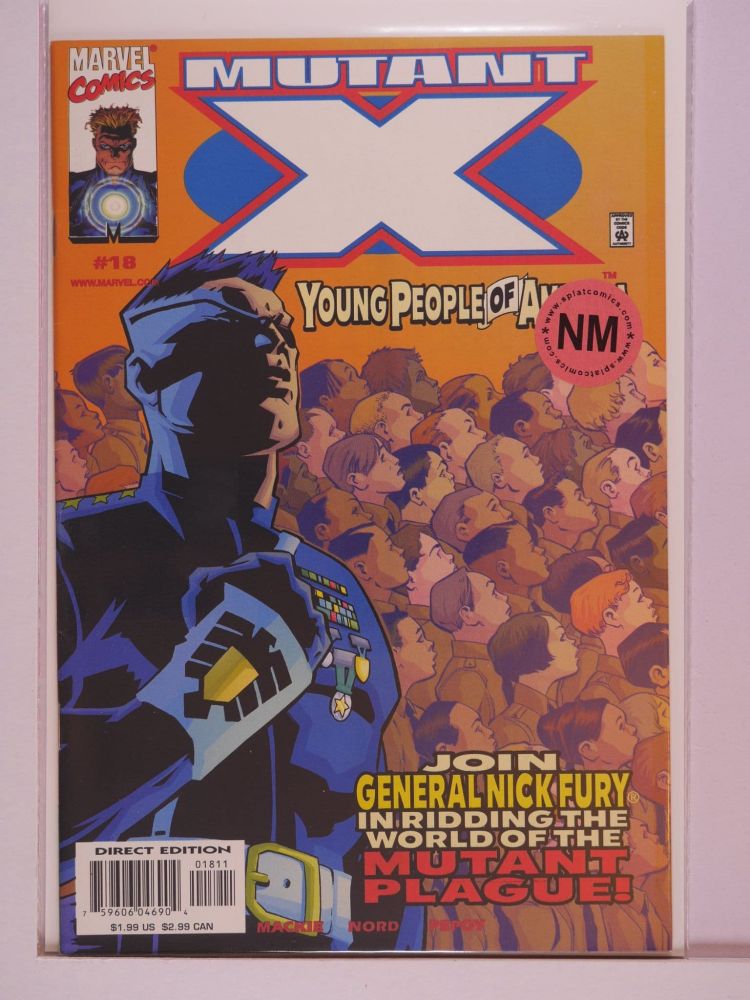 MUTANT X (1998) Volume 1: # 0018 NM