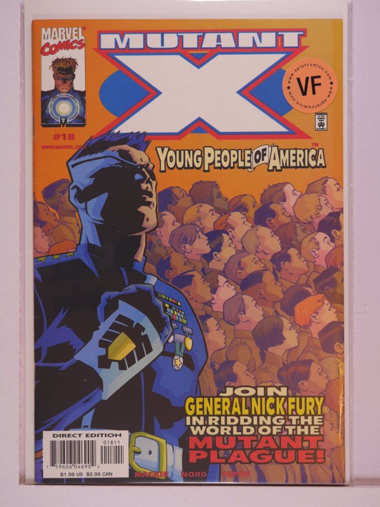 MUTANT X (1998) Volume 1: # 0018 VF