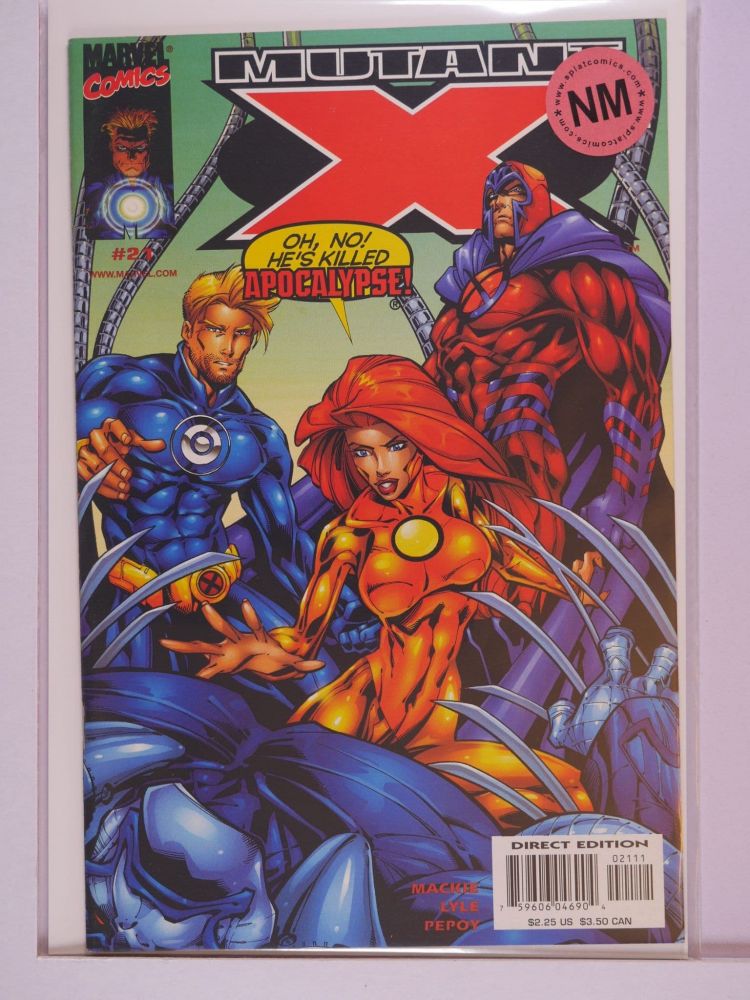 MUTANT X (1998) Volume 1: # 0021 NM