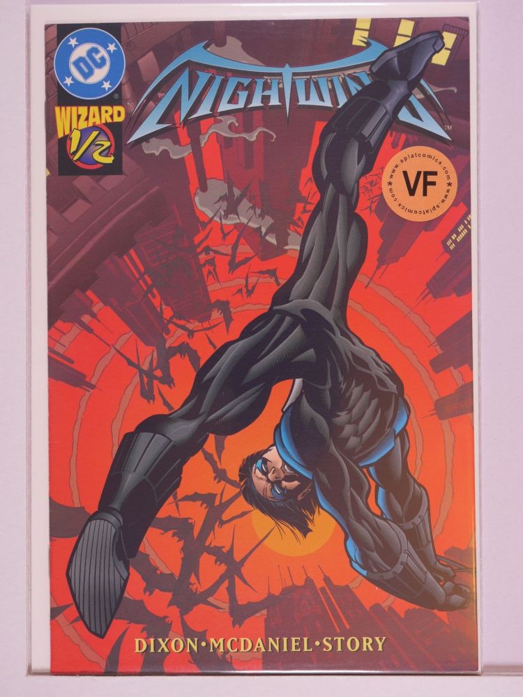 NIGHTWING (1996) Volume 2: # 0001 VF WIZARD ISSUE ONE HALF VARIANT