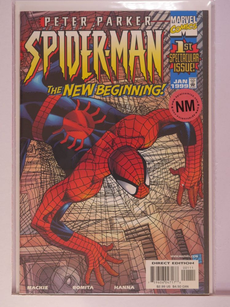 PETER PARKER SPIDERMAN (1999) Volume 1: # 0001 NM