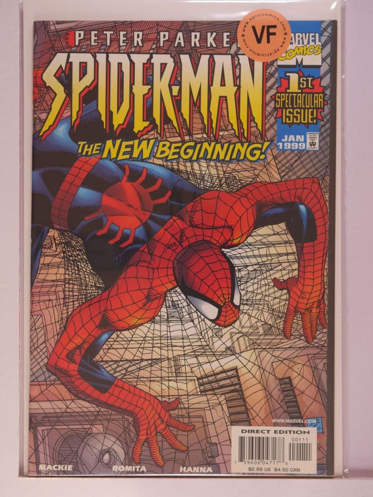 PETER PARKER SPIDERMAN (1999) Volume 1: # 0001 VF