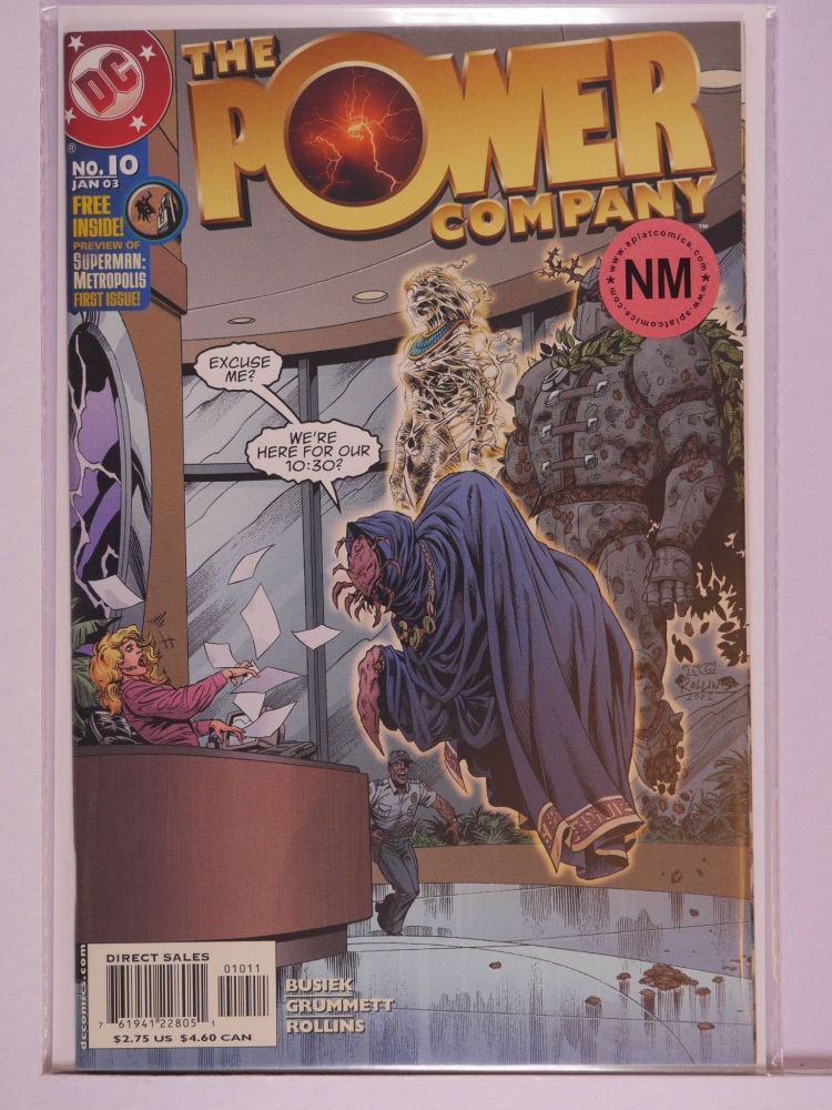 POWER COMPANY (2002) Volume 1: # 0010 NM