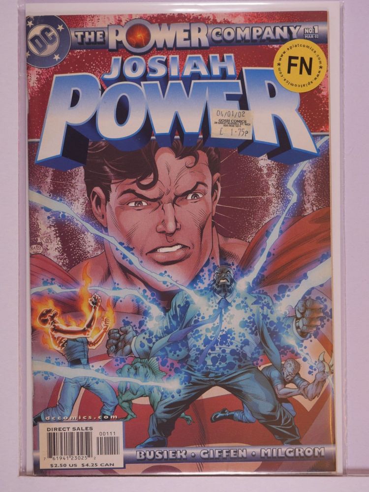 POWER COMPANY JOSIAH POWER (2002) Volume 1: # 0001 FN