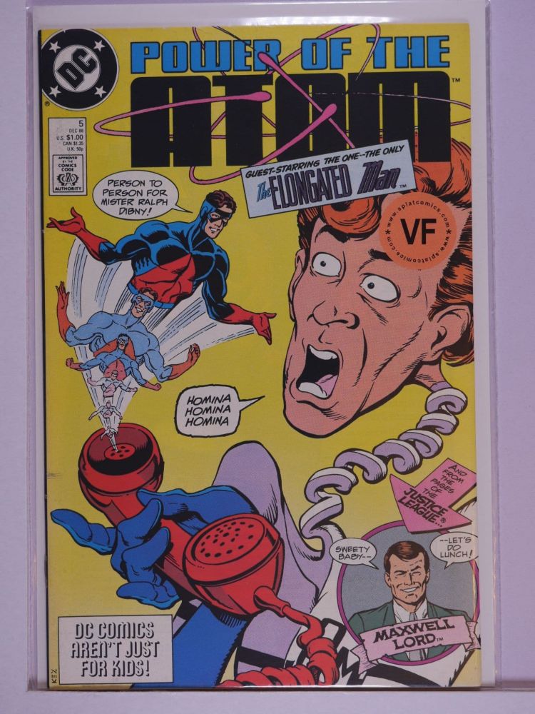 POWER OF THE ATOM (1988) Volume 1: # 0005 VF