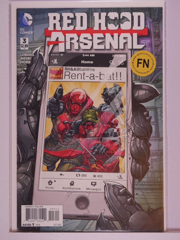 RED HOOD ARSENAL (2015) Volume 2: # 0003 FN