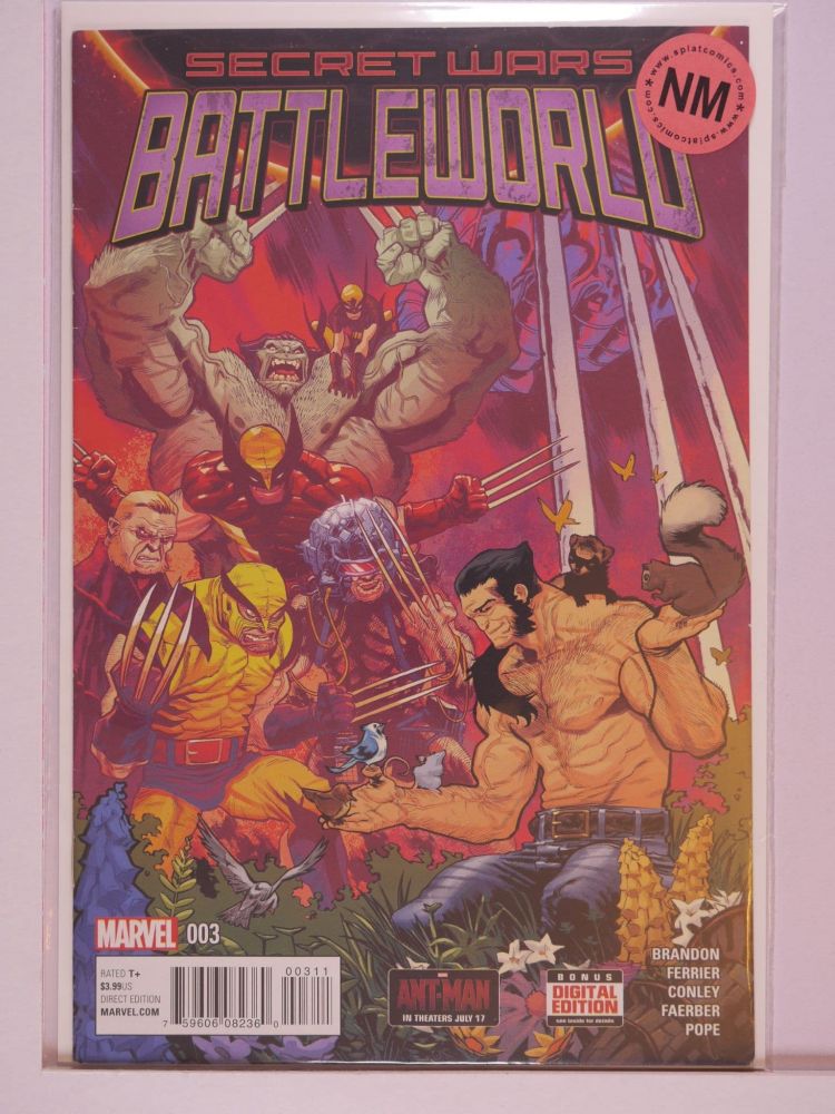 SECRET WARS BATTLEWORLD (2015) Volume 1: # 0003 NM