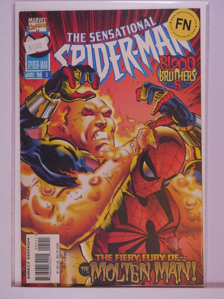 SENSATIONAL SPIDERMAN (1996) Volume 1: # 0005 FN