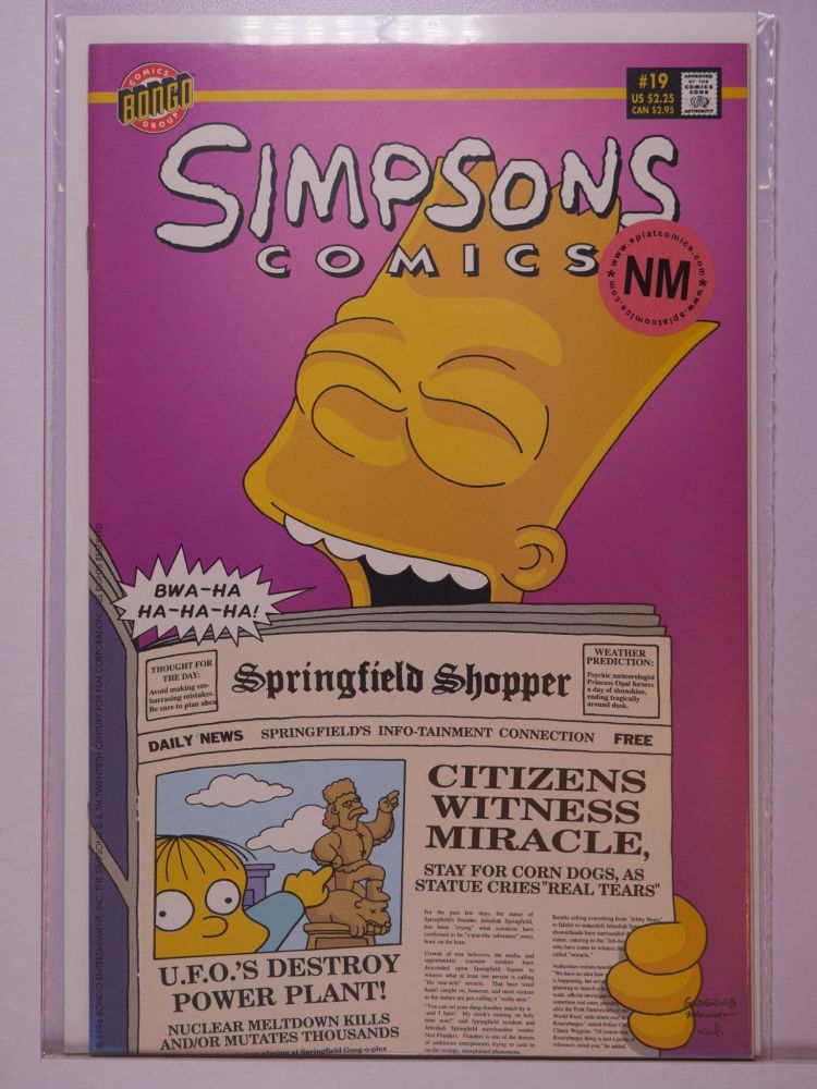 SIMPSONS COMICS (1993) Volume 1: # 0019 NM