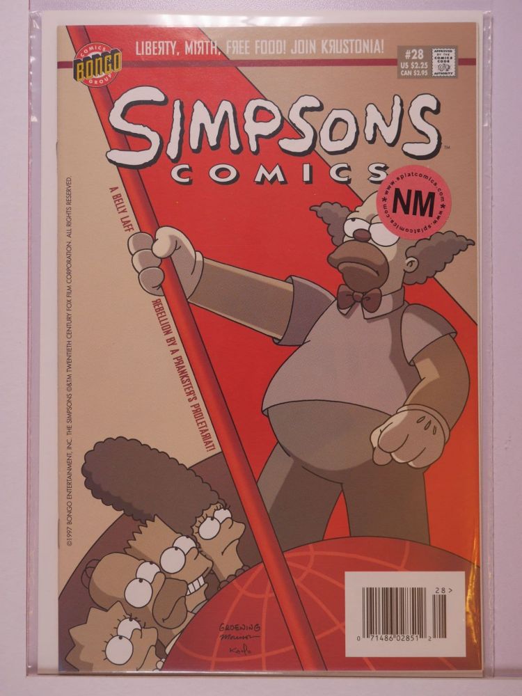 SIMPSONS COMICS (1993) Volume 1: # 0028 NM