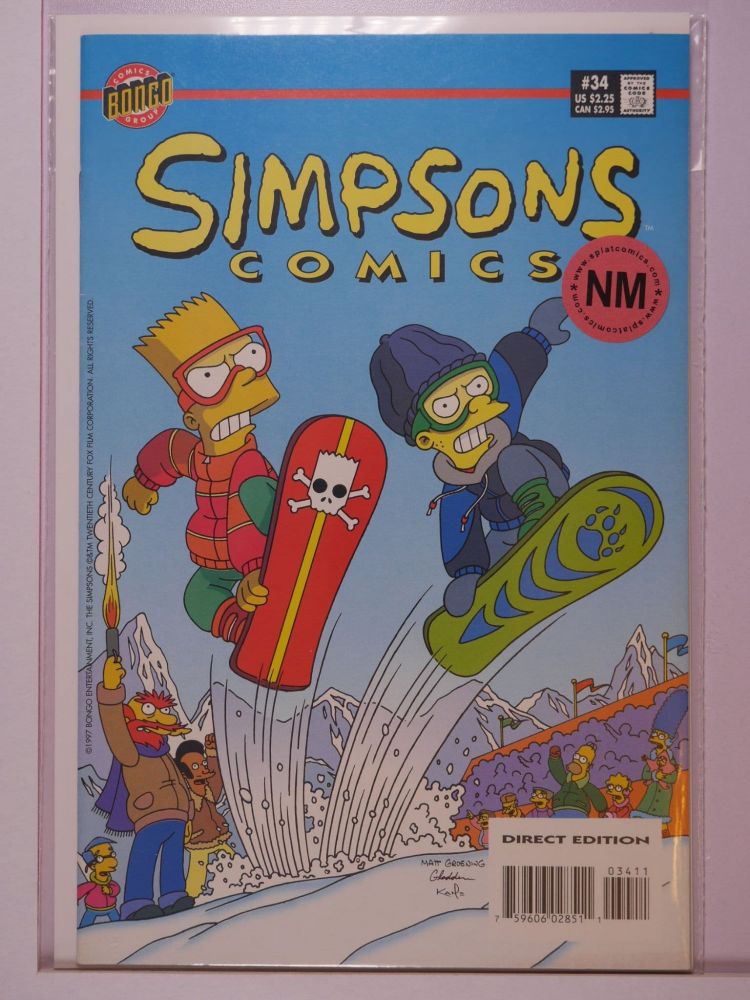 SIMPSONS COMICS (1993) Volume 1: # 0034 NM