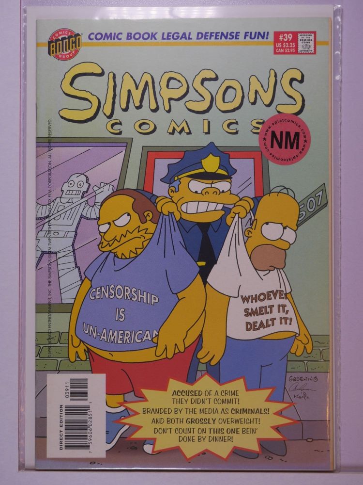 SIMPSONS COMICS (1993) Volume 1: # 0039 NM