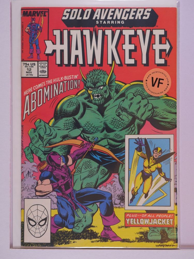 SOLO AVENGERS / AVENGERS SPOTLIGHT (1987) Volume 1: # 0012 VF