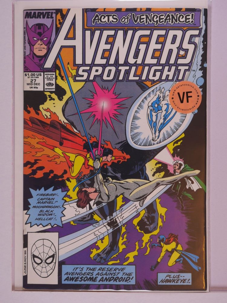 SOLO AVENGERS / AVENGERS SPOTLIGHT (1987) Volume 1: # 0027 VF