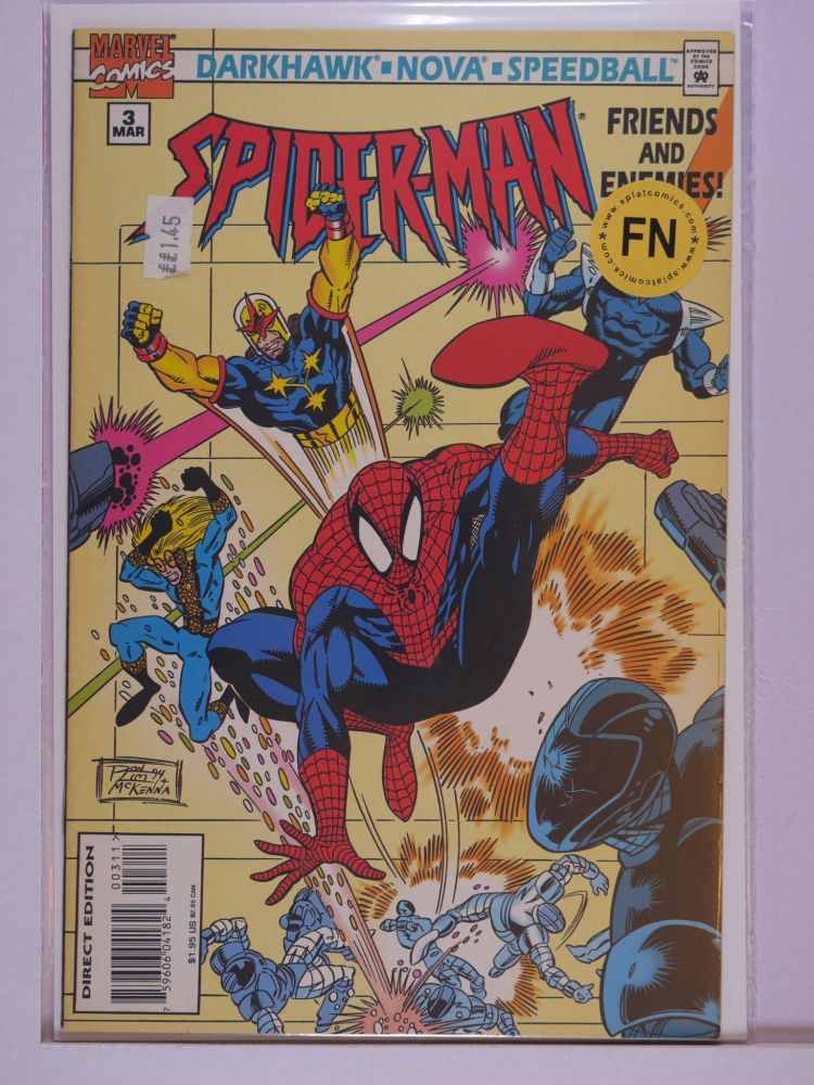 SPIDERMAN FRIENDS AND ENEMIES (1995) Volume 1: # 0003 FN