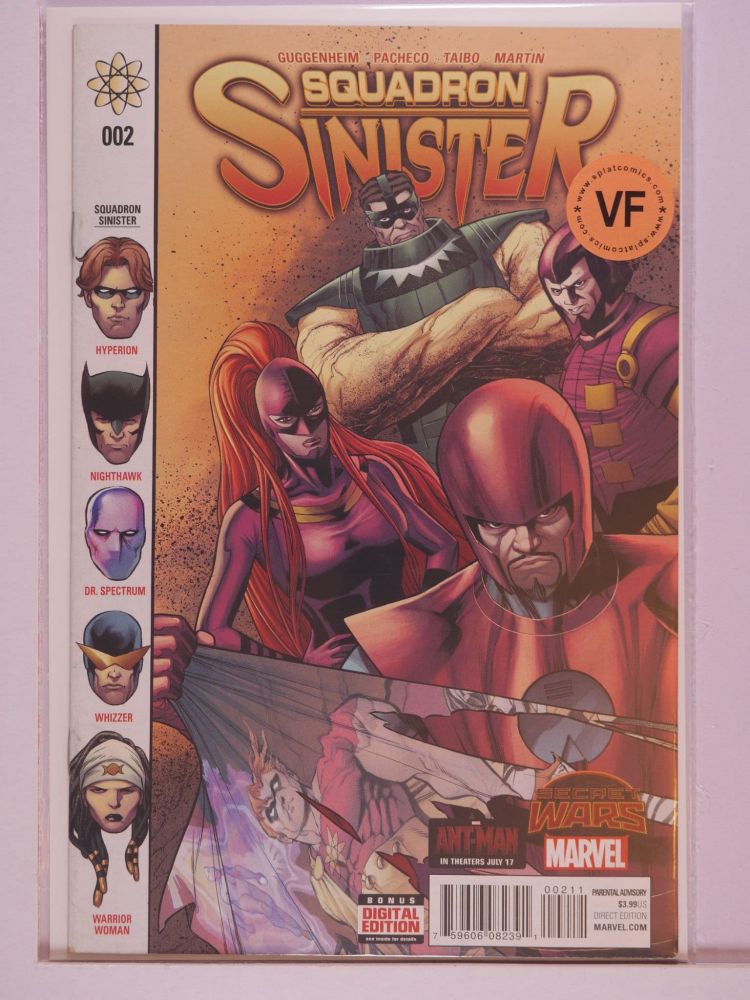 SQUADRON SINISTER (2015) Volume 1: # 0002 VF