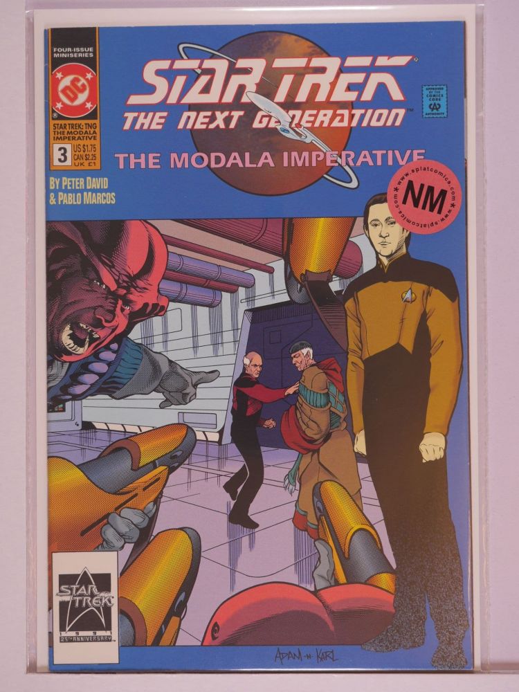 STAR TREK THE NEXT GENERATION THE MODALA IMPERATIVE (1994) Volume 1: # 0003 NM