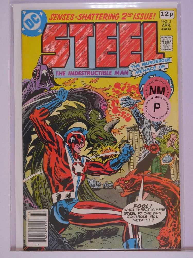 STEEL THE INDESTRUCTIBLE MAN (1978) Volume 1: # 0002 NM PENCE