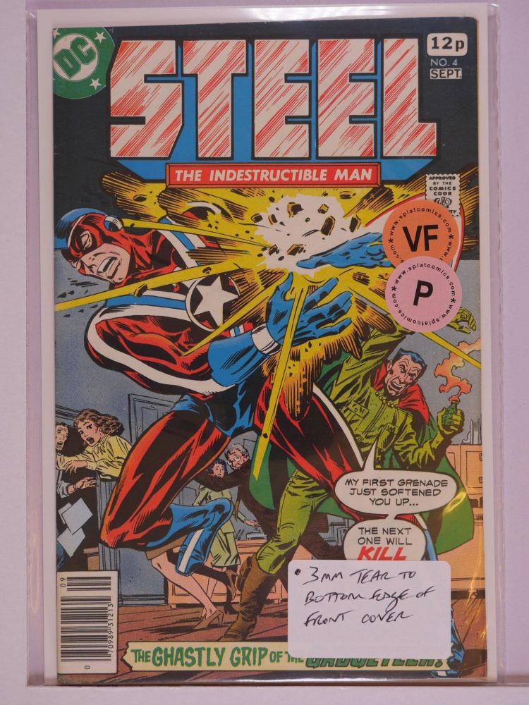 STEEL THE INDESTRUCTIBLE MAN (1978) Volume 1: # 0004 VF PENCE