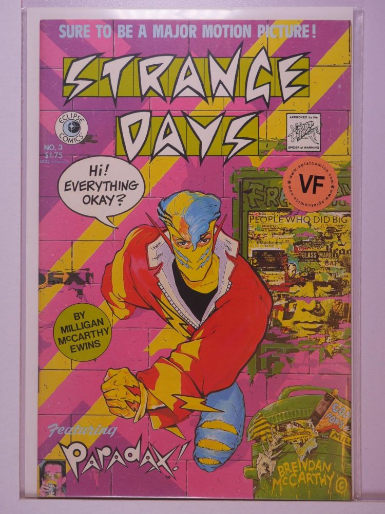 STRANGE DAYS (1984) Volume 1: # 0003 VF