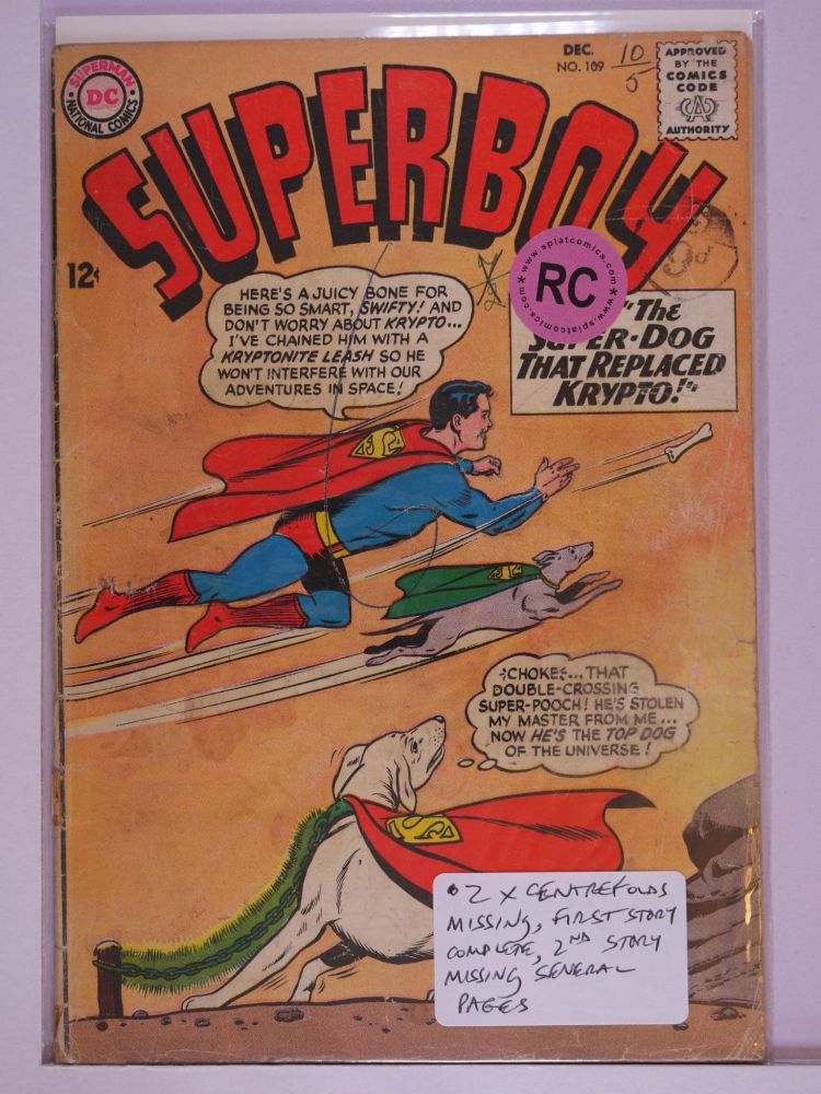 SUPERBOY (1949) Volume 1: # 0109 RC