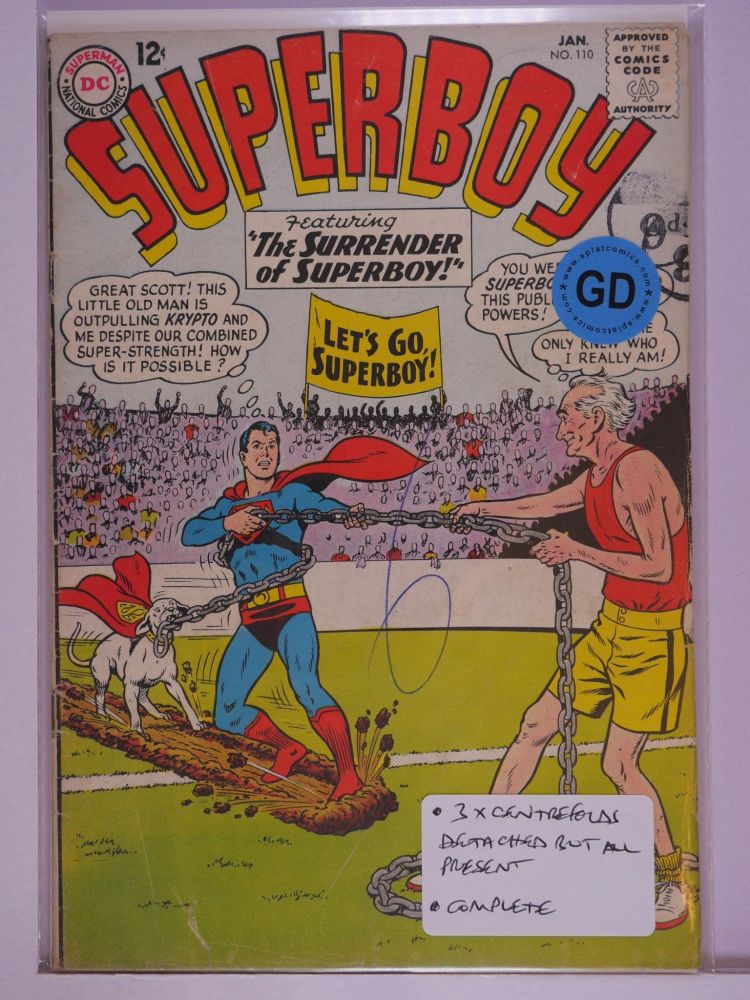 SUPERBOY (1949) Volume 1: # 0110 GD