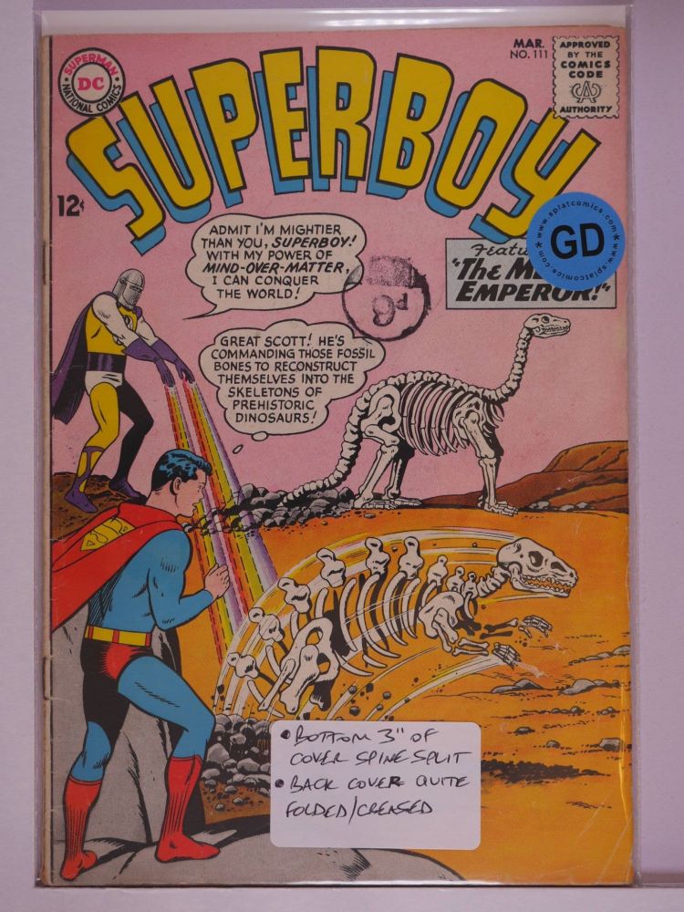 SUPERBOY (1949) Volume 1: # 0111 GD