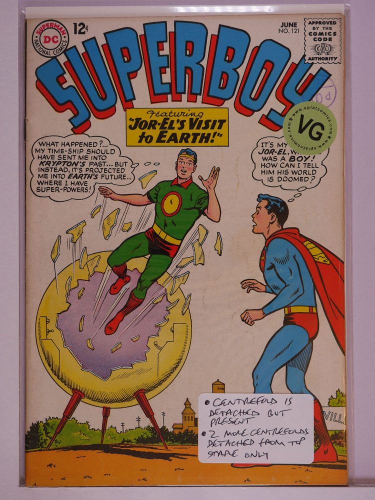 SUPERBOY (1949) Volume 1: # 0121 VG