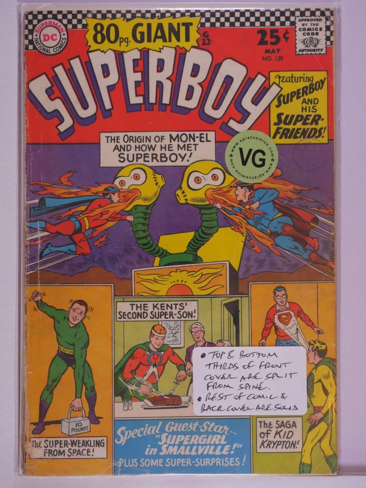 SUPERBOY (1949) Volume 1: # 0129 VG